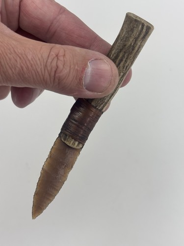 Stone arrow head mule deer - arrow,