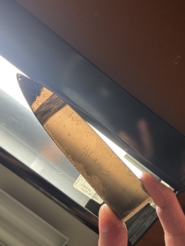 Flint knapping spear blade - knapping,